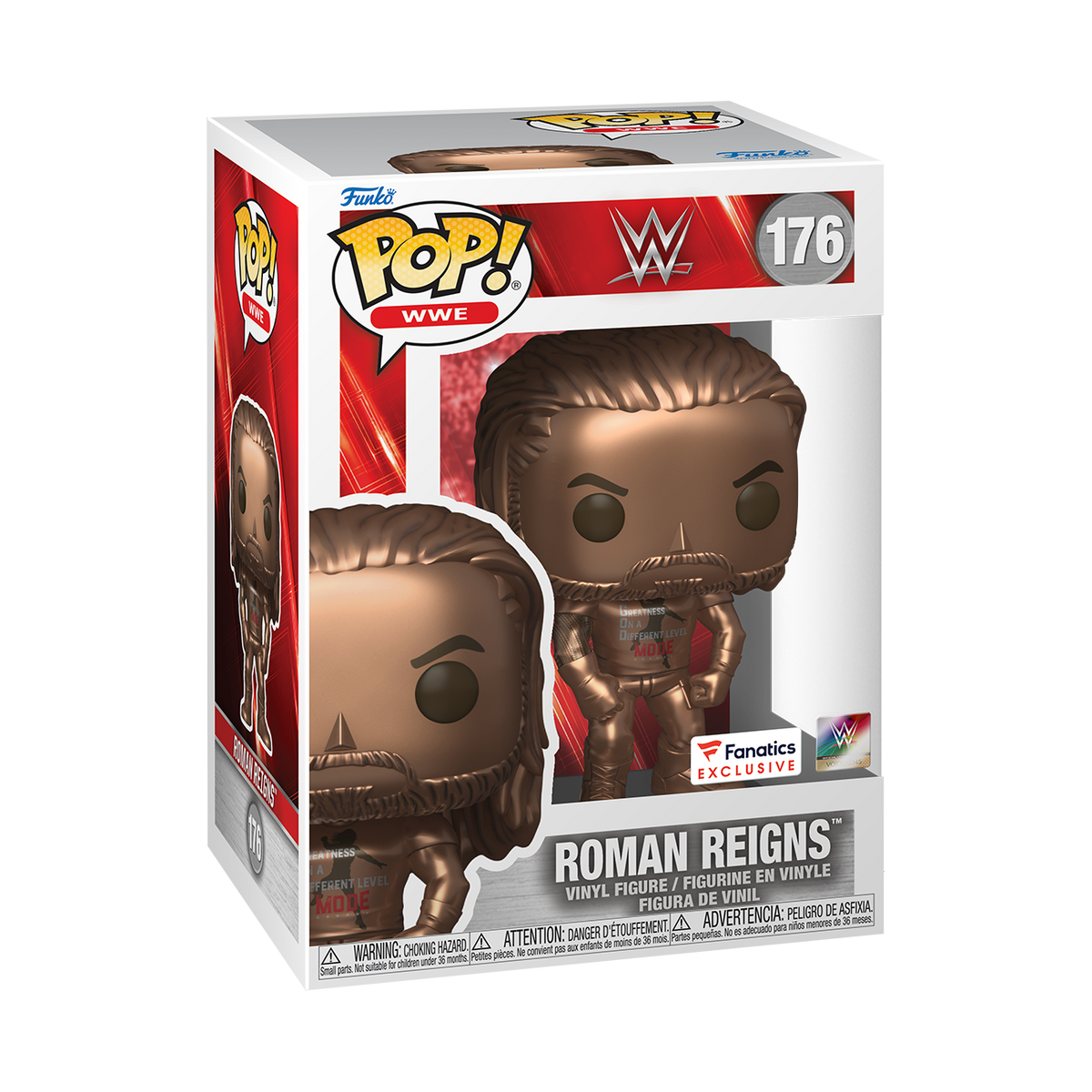 Funko Pop! WWE - Roman Reigns (Gold) #176 (Fanatics Exclusive)