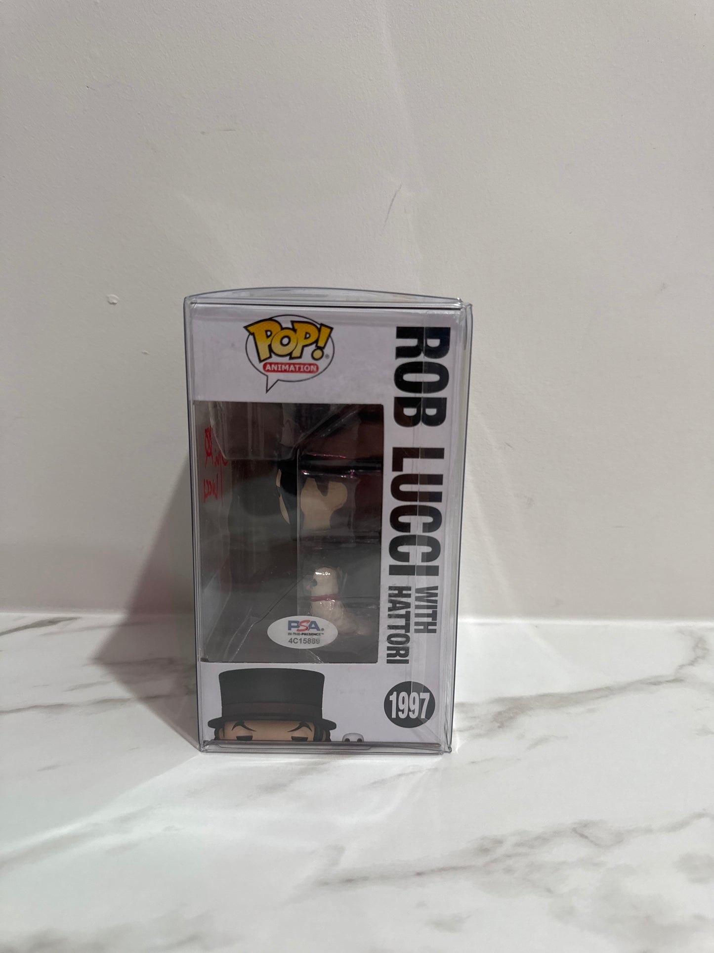 Funko Pop! Animation – One Piece: Rob Lucci (Chase) (#1997) ✍️ Signed by Jason Liebrecht (PSA)