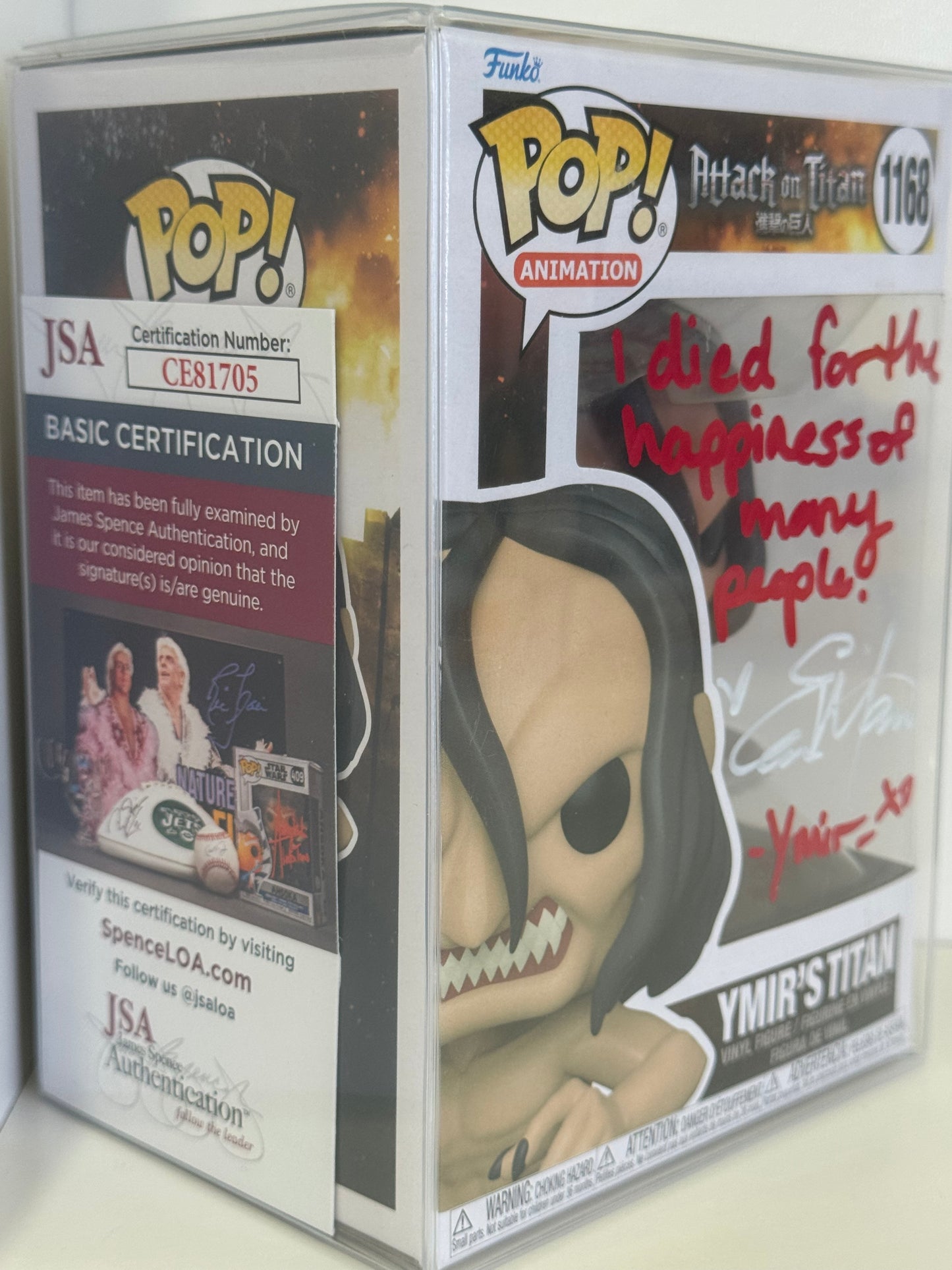 Ymir’s Titan (#1168) – Signed & Inscribed by Elizabeth Maxwell (JSA Certified