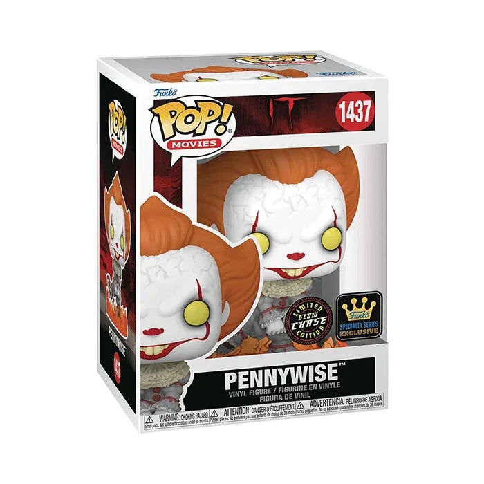 Funko Pop! IT Movies – Pennywise #1437 (Chase Glow Specialty Series Exclusive)