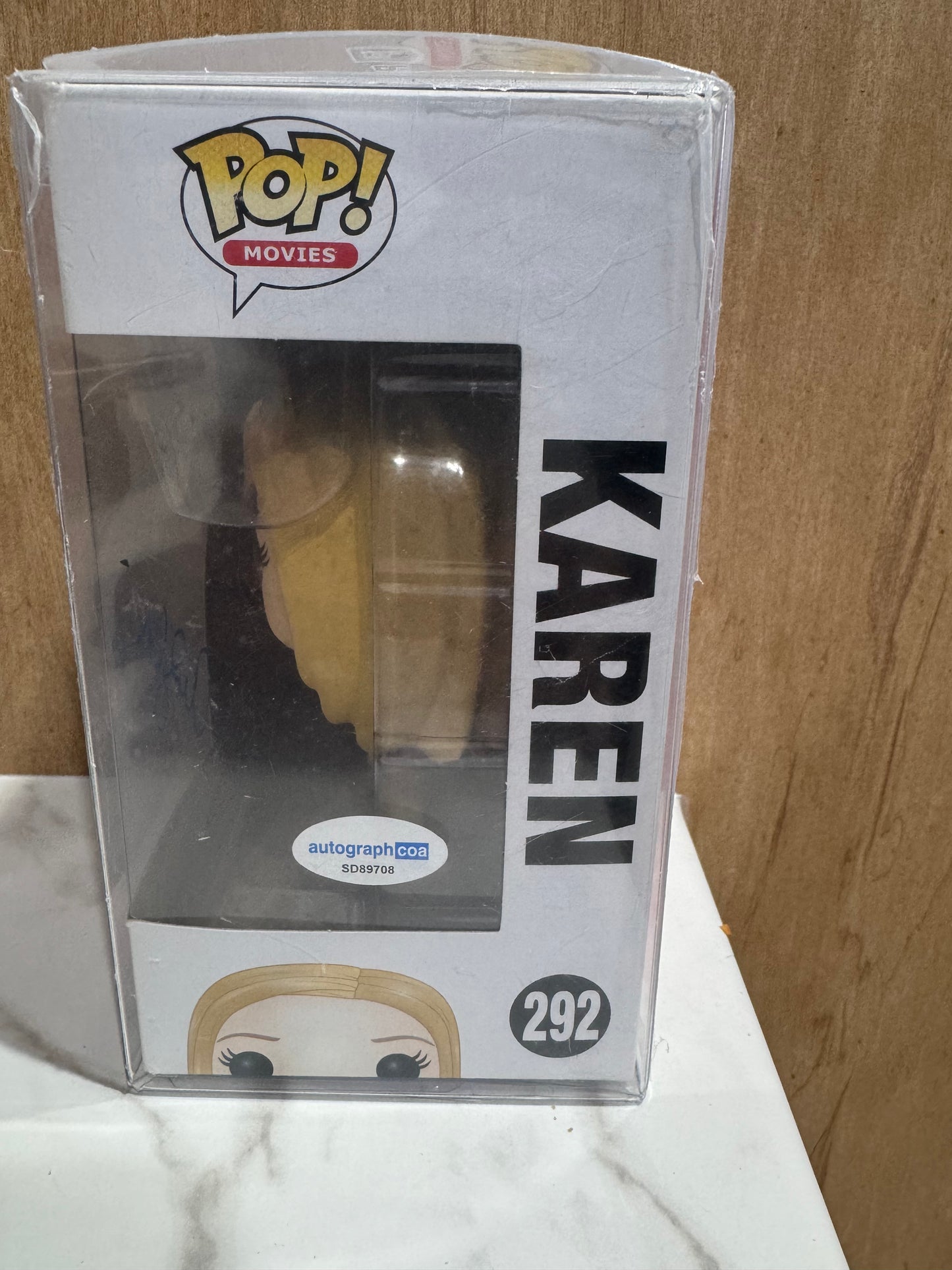 Funko Pop! Movies – Mean Girls: Karen (#292) Signed by Amanda Seyfried (COA)