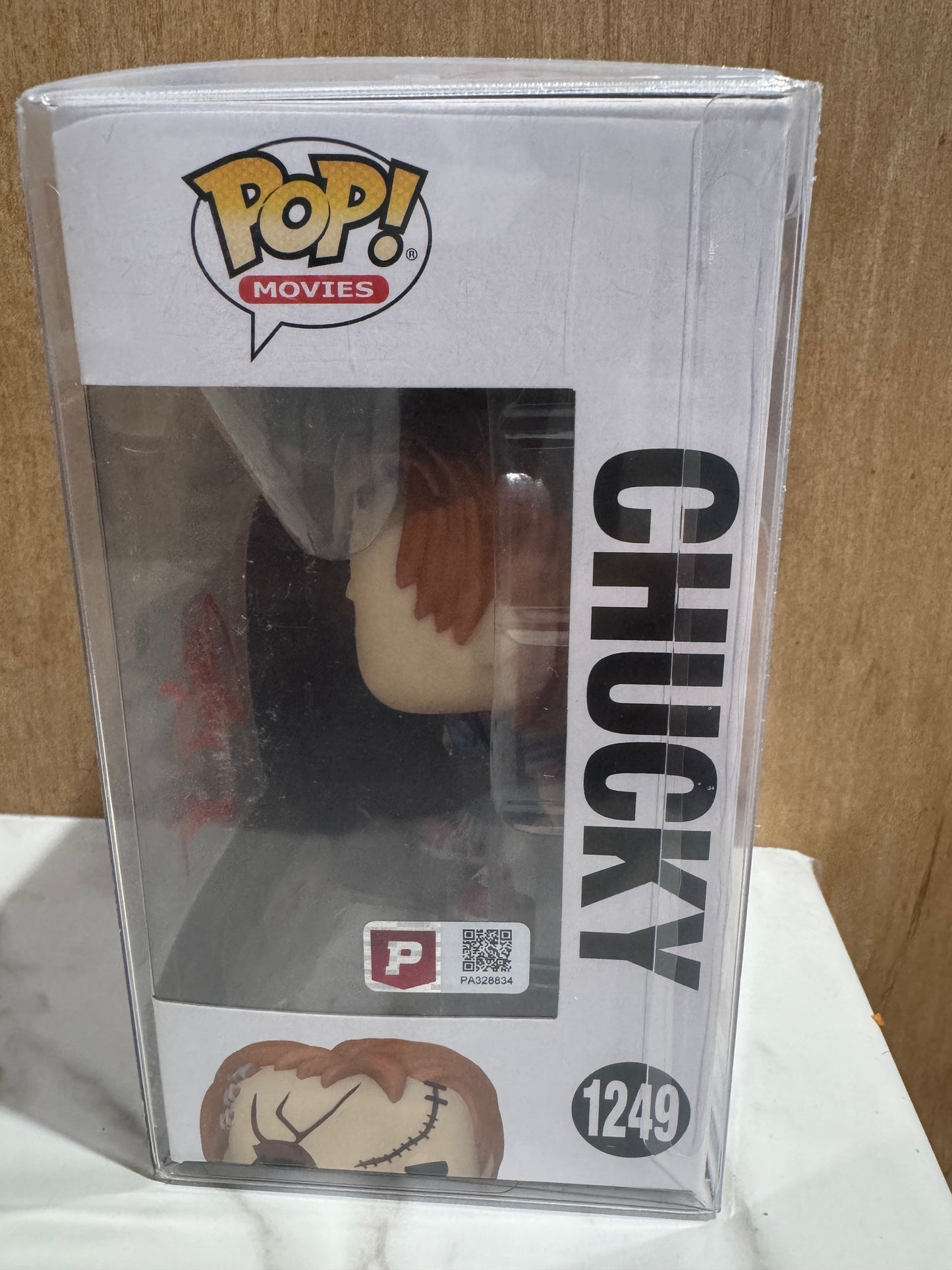 Funko Pop! Movies – Bride of Chucky: Chucky (#1249) ✍️ Signed by Alex Vincent (COA)