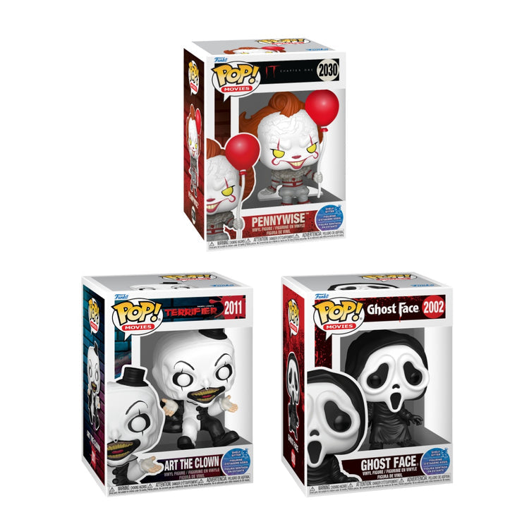 Funko Pop! Movies: Horror - Shelf Sitters: 3 Pop Bundle