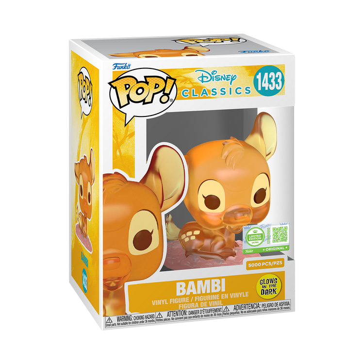 Funko Pop! Disney Classics - Bambi (Glow) (LE 5,000) (Funko Elite Edition) (Barnes and Noble Exclusive) #2002