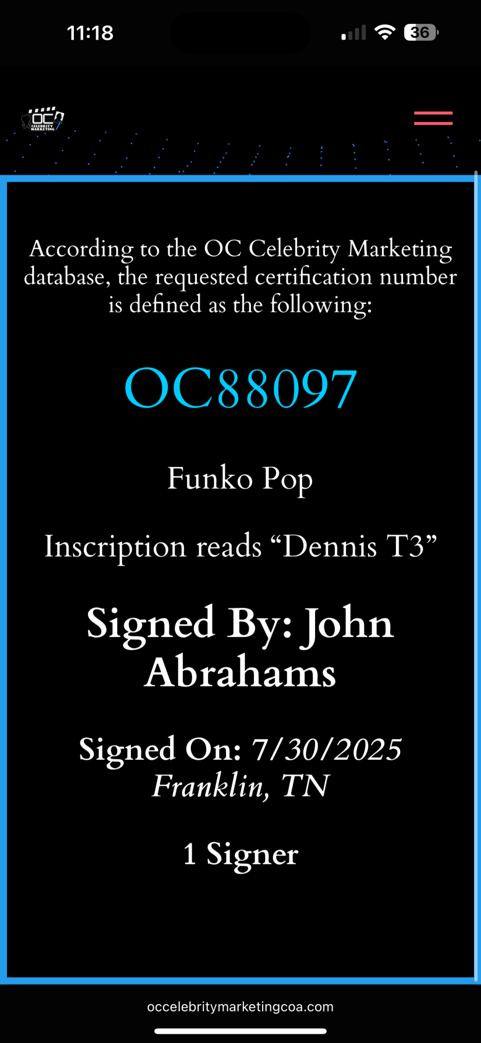 Art the Clown 1590 (Signed & Certified) - POPÉLITE inc.FunkoPOPÉLITE inc.POP - 1590 - SIGNEDDefaultArt the Clown 1590 (Signed & Certified)