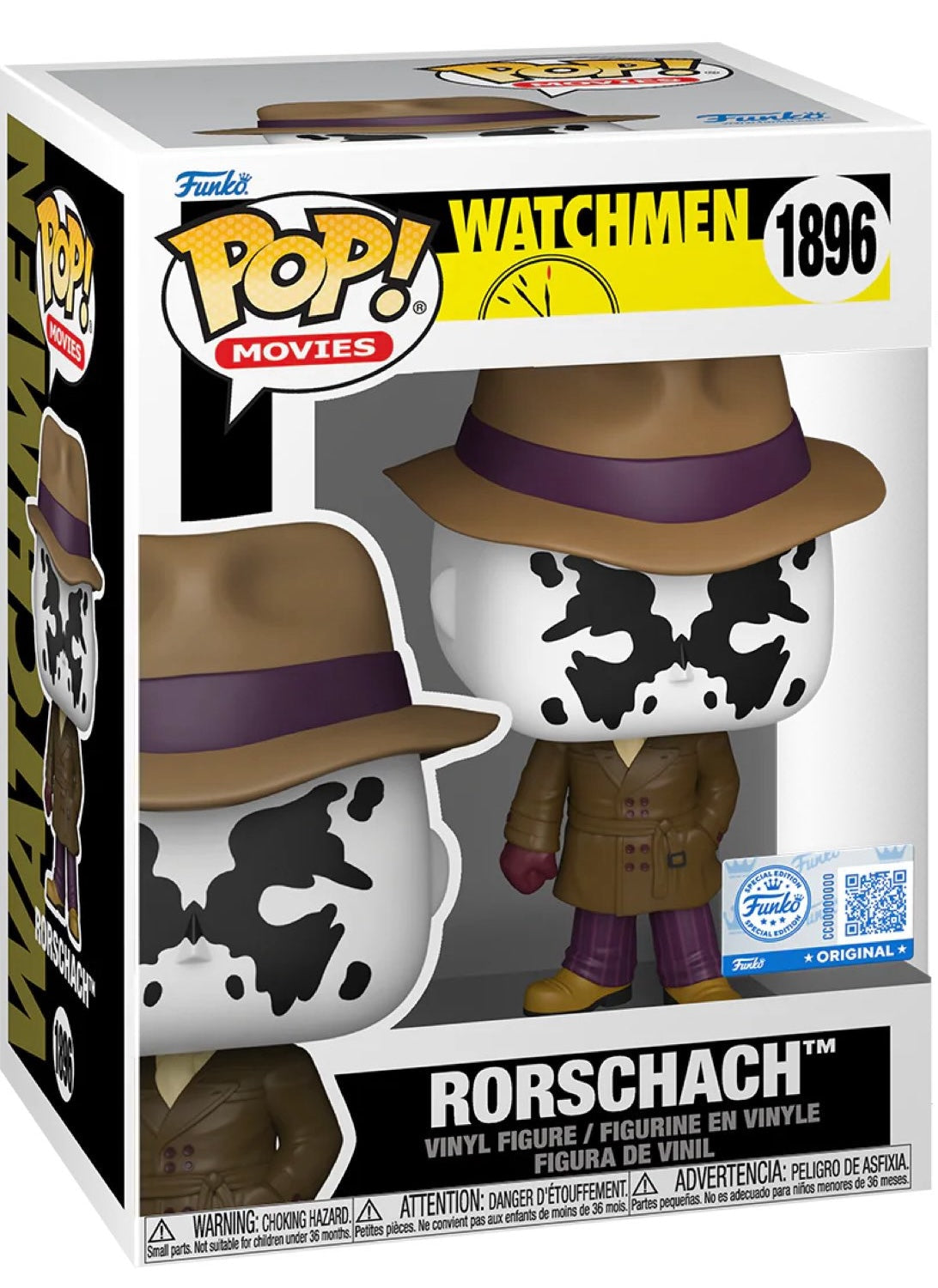 [Précommande] Funko Pop! Movies: Watchmen - Rorschach #1896