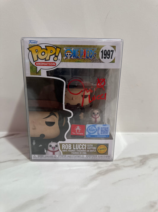 Funko Pop! Animation – One Piece: Rob Lucci (Chase) (#1997) ✍️ Signed by Jason Liebrecht (PSA)