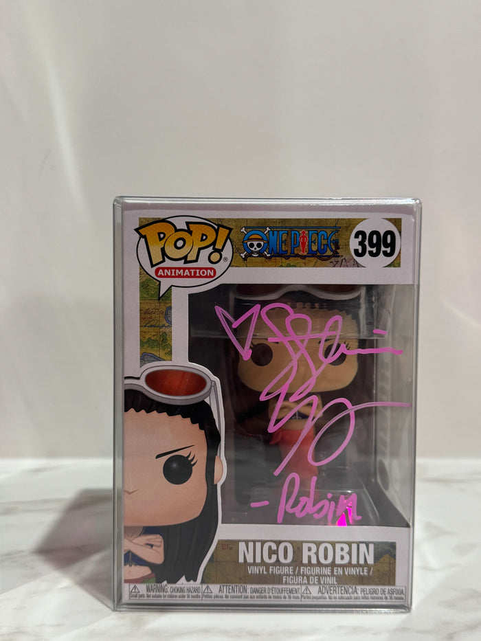 Funko Pop! Animation – One Piece: Nico Robin (#399) Signed by Stephanie Young (COA)