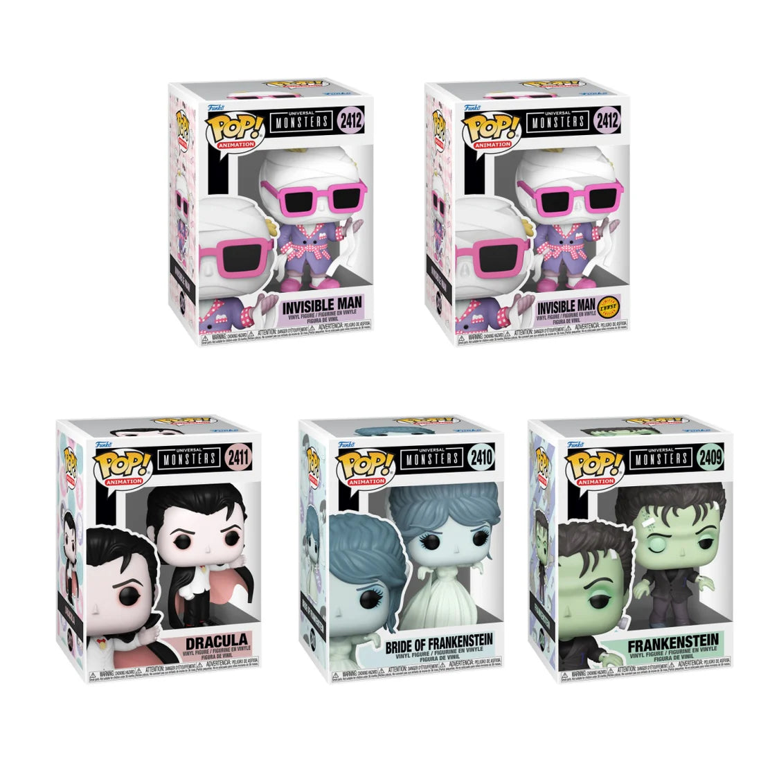 Funko Pop! Movies: Universal Monsters: 5 Pop Bundle