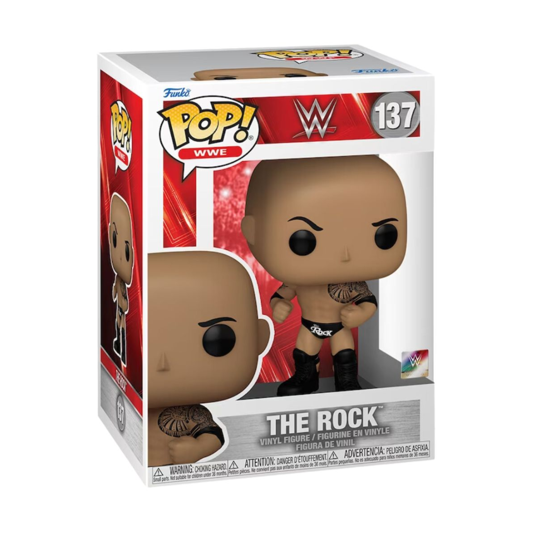 The Rock #137 damaged box