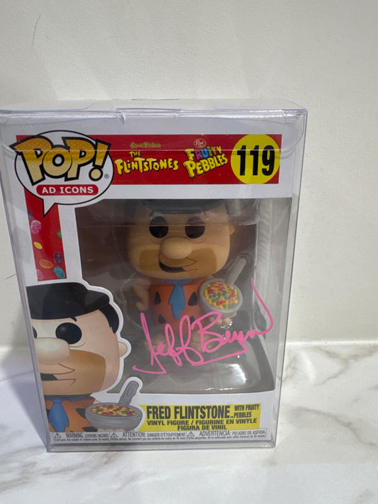 Funko Pop! Ad Icons – Fred Flintstone with Fruity Pebbles #119 (Signed)