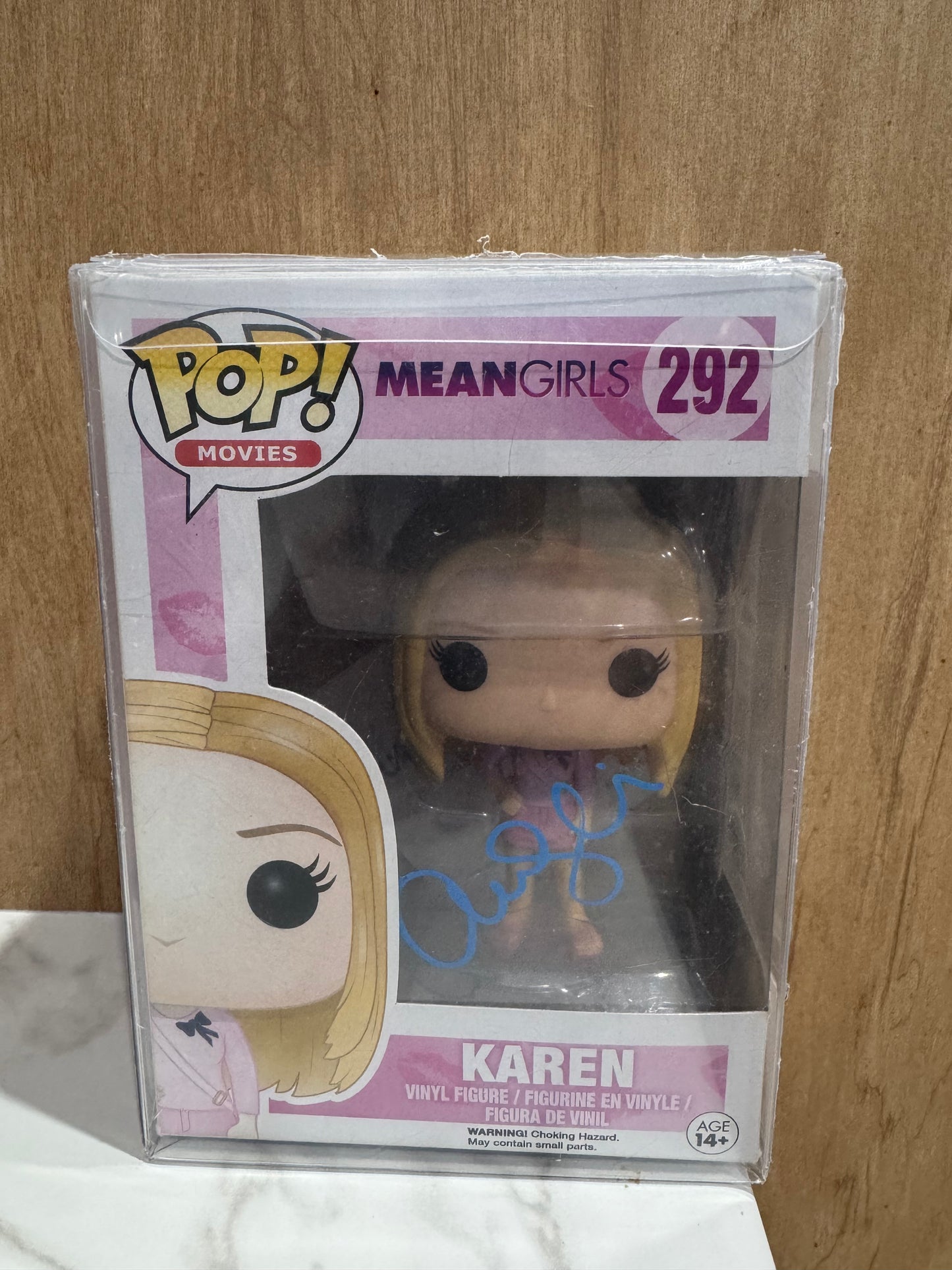 Funko Pop! Movies – Mean Girls: Karen (#292) Signed by Amanda Seyfried (COA)