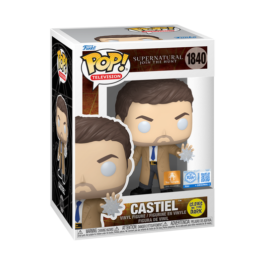 Funko Pop! Television: Supernatural - Castiel (Glow) (Toy Temple Exclusive) #1840
