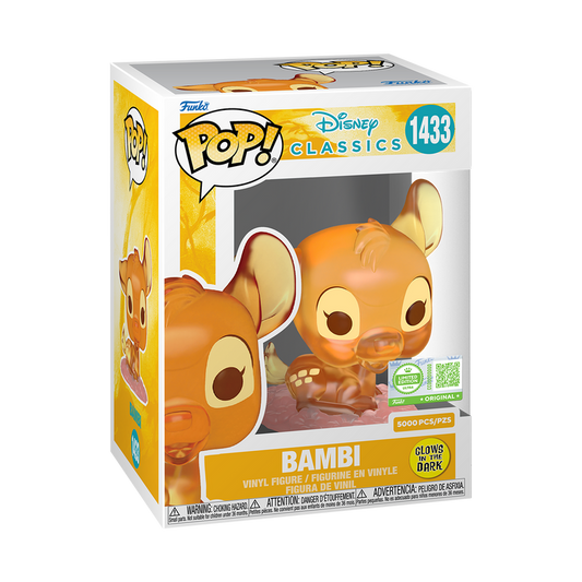 Funko Pop! Disney Classics - Bambi (Glow) (LE 5,000) (Funko Elite Edition) (Barnes and Noble Exclusive) #2002