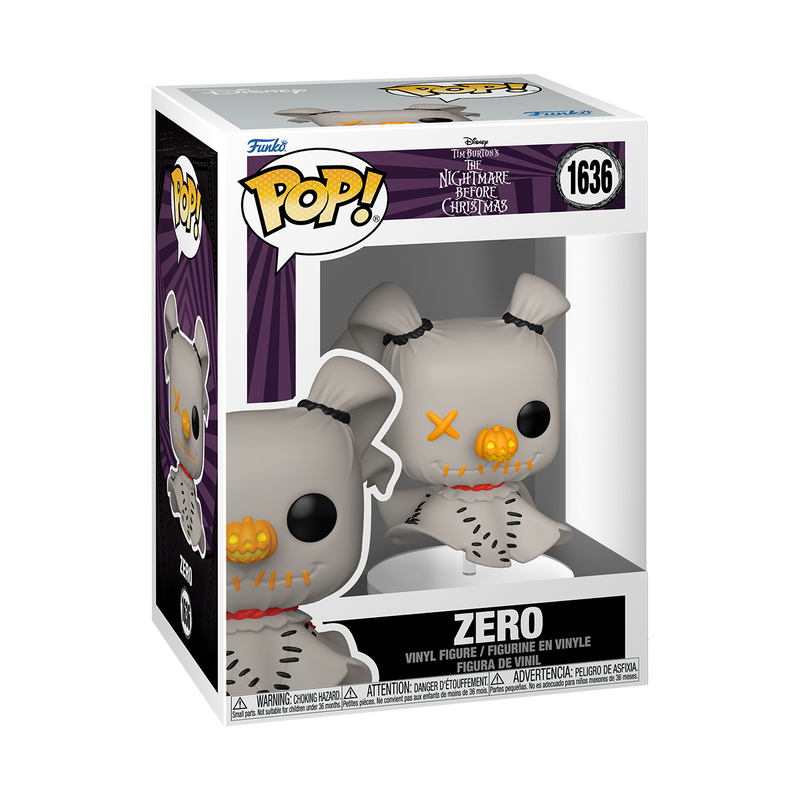 [Précommande] Funko Pop! Movies: The Nightmare Before Christmas - Zero (White) #1636