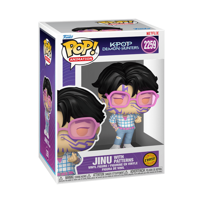 Funko Pop! KPOP Demon Hunters – Jinu with Patterns 2259 - POPÉLITE inc.FunkoPOPÉLITE inc.Funko Pop! KPOP Demon Hunters – Jinu with Patterns 2259
