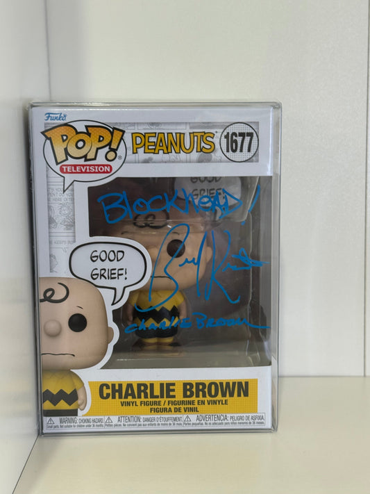 Funko Pop! Peanuts 1677 – Charlie Brown SIGNED with “Blockhead!” Quote - POPÉLITE inc.POPÉLITE inc.POPÉLITE inc.Funko Pop! Peanuts 1677 – Charlie Brown SIGNED with “Blockhead!” Quote