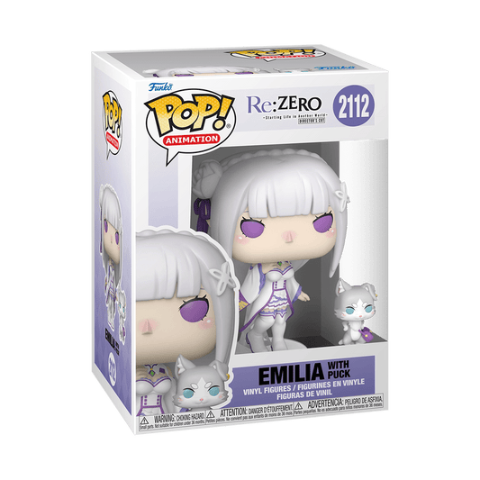 Funko Pop! Re:Zero – Emilia with Puck 2112 - POPÉLITE inc.FunkoPOPÉLITE inc.Funko Pop! Re:Zero – Emilia with Puck 2112