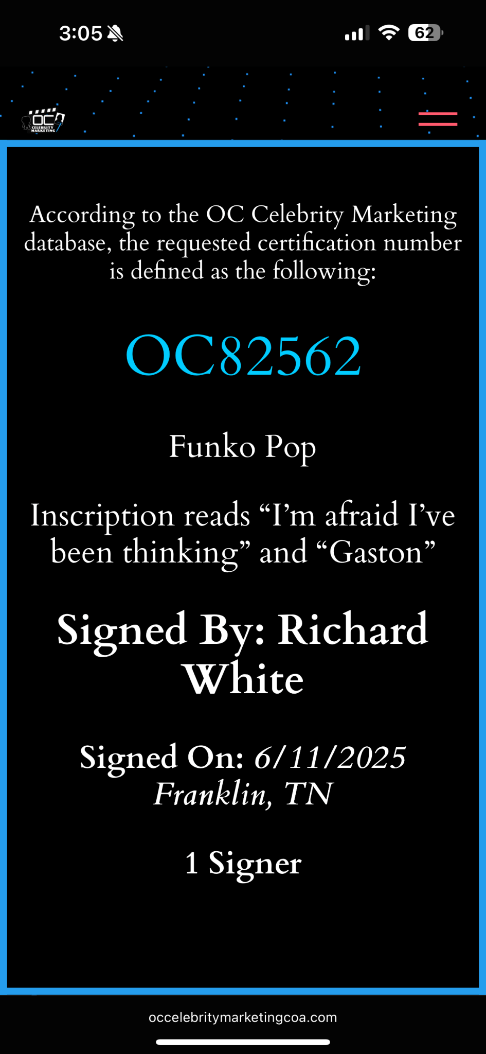 Gaston 1518 (Signed & Certified) - POPÉLITE inc.FunkoPOPÉLITE inc.POP - 1518 - SIGNEDDefaultGaston 1518 (Signed & Certified)