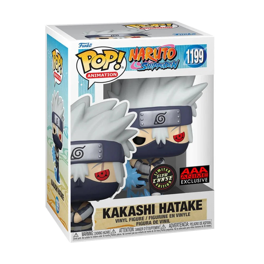 Funko Pop Kakashi Hatake Glow Chase AAA Anime Exclusive 1199
